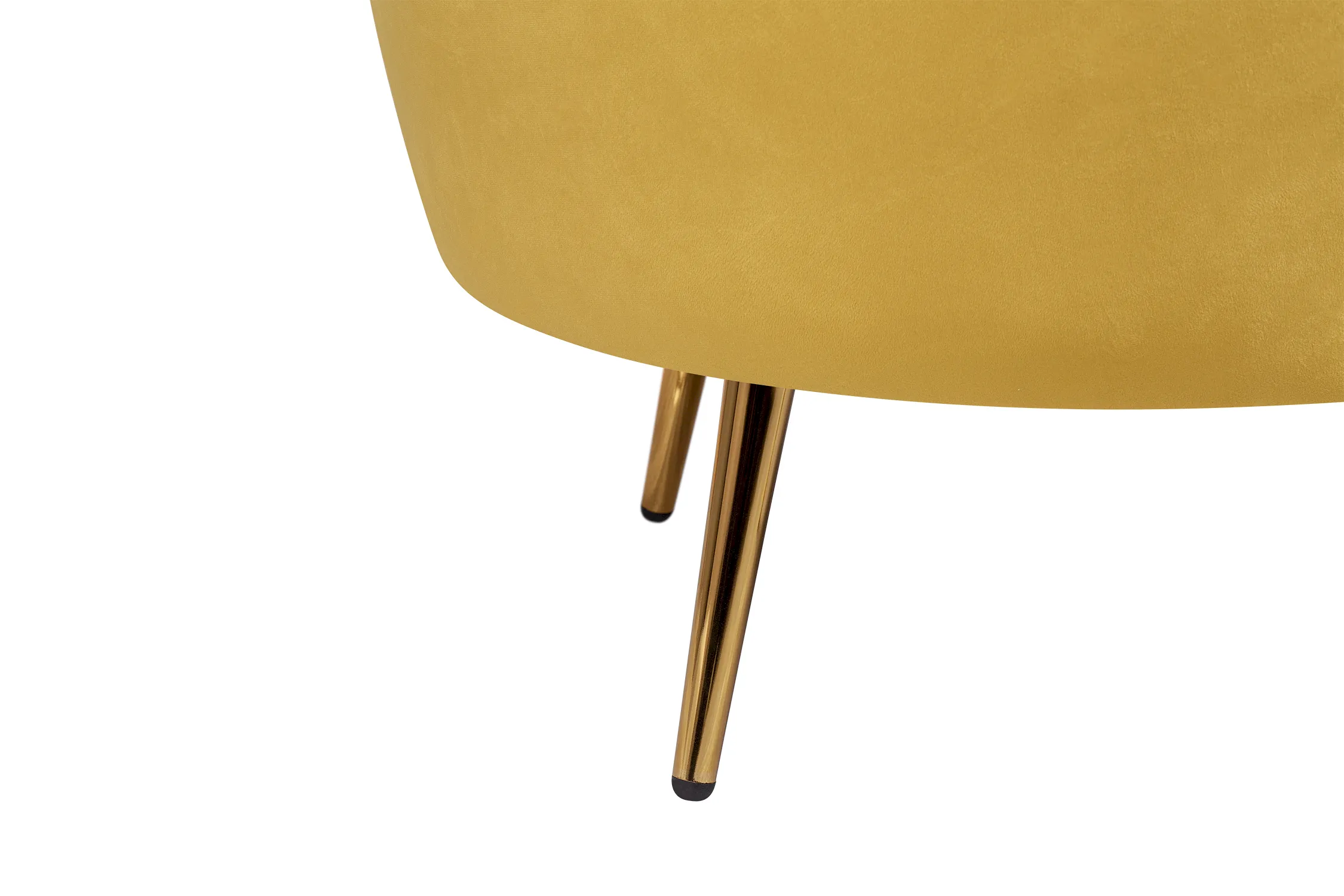фото Низкое кресло ракушка Pearl Yellow в интерьере в Екатеринбурге