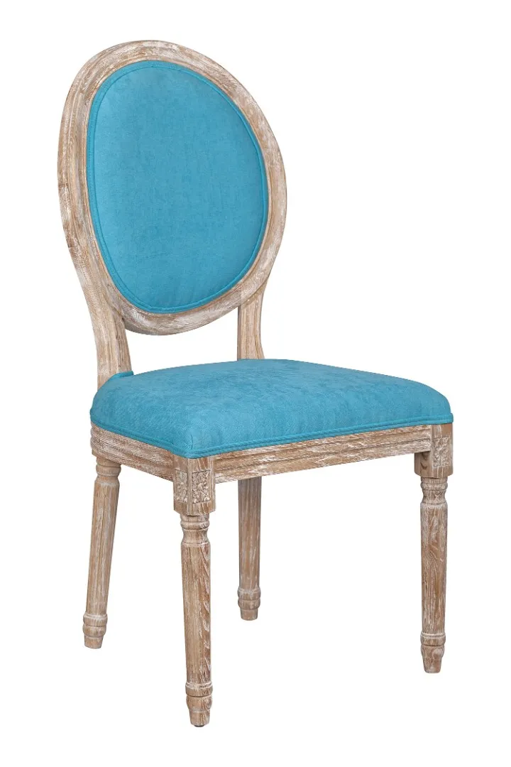 купить Стул с круглой спинкой Volker Oak Light Blue в Екатеринбурге