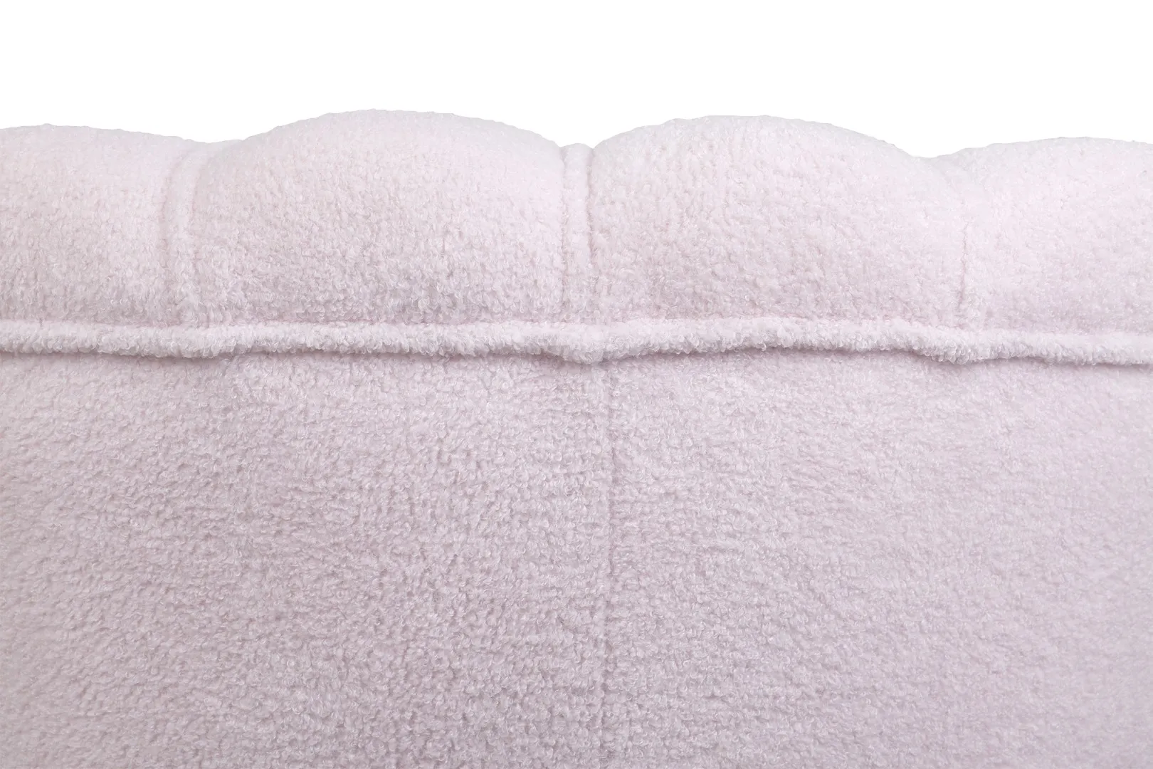 фото Низкое кресло ракушка Pearl Pink Boucle в Екатеринбурге