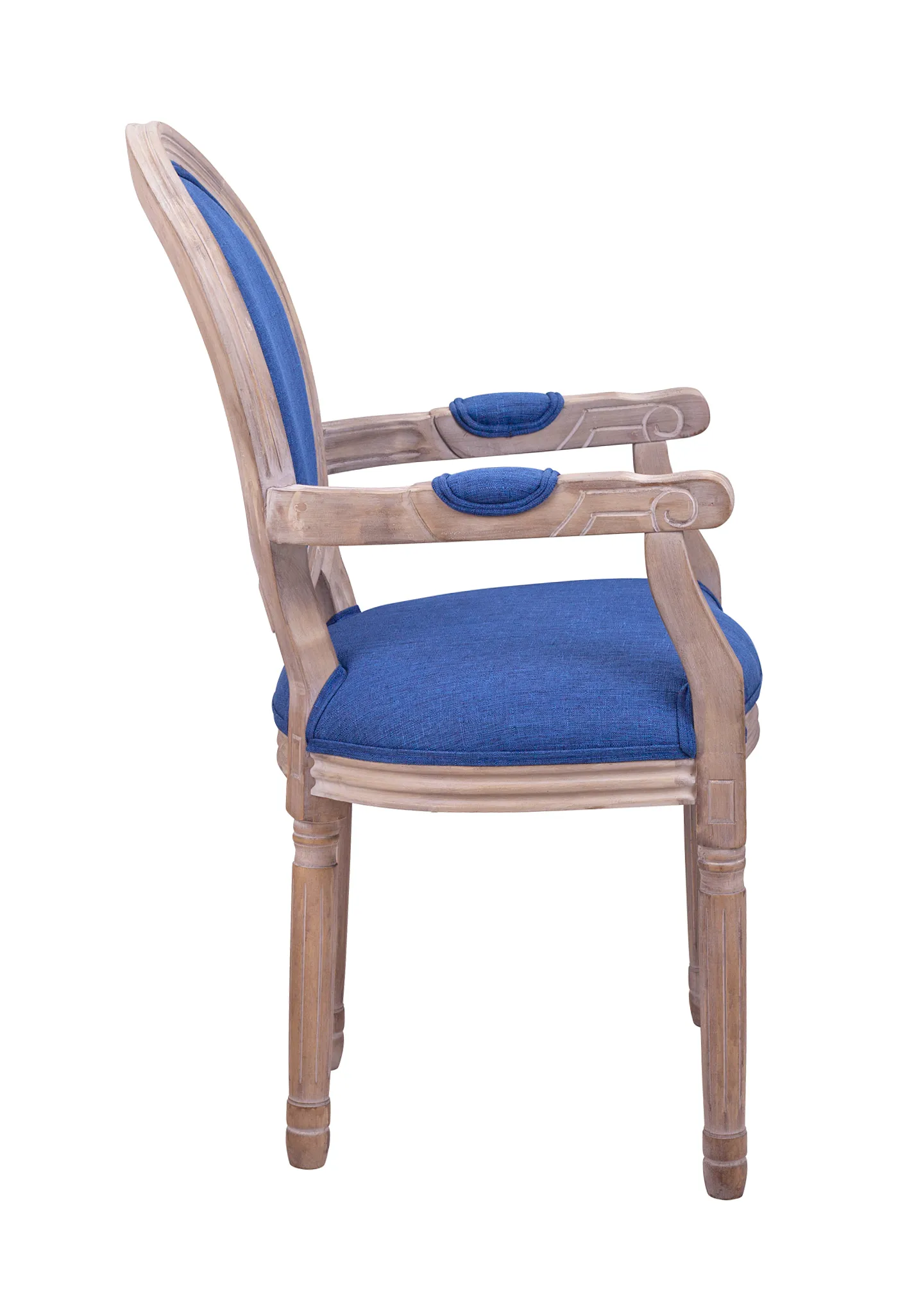 заказать Мягкий стул с подлокотниками Volker Arm Original Blue в Москве заказать Мягкий стул с подлокотниками Volker Arm Original Blue