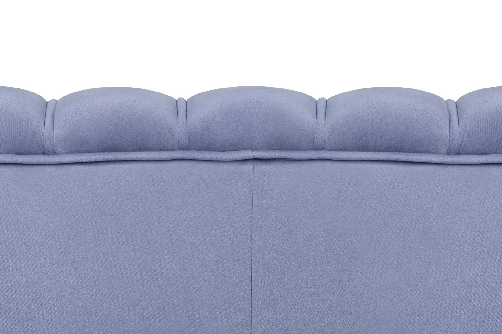 Диван ракушка для гостиниц Pearl Triple Blue на черных ножках в интерьере в Москве Диван ракушка для гостиниц Pearl Triple Blue на черных ножках в интерьере