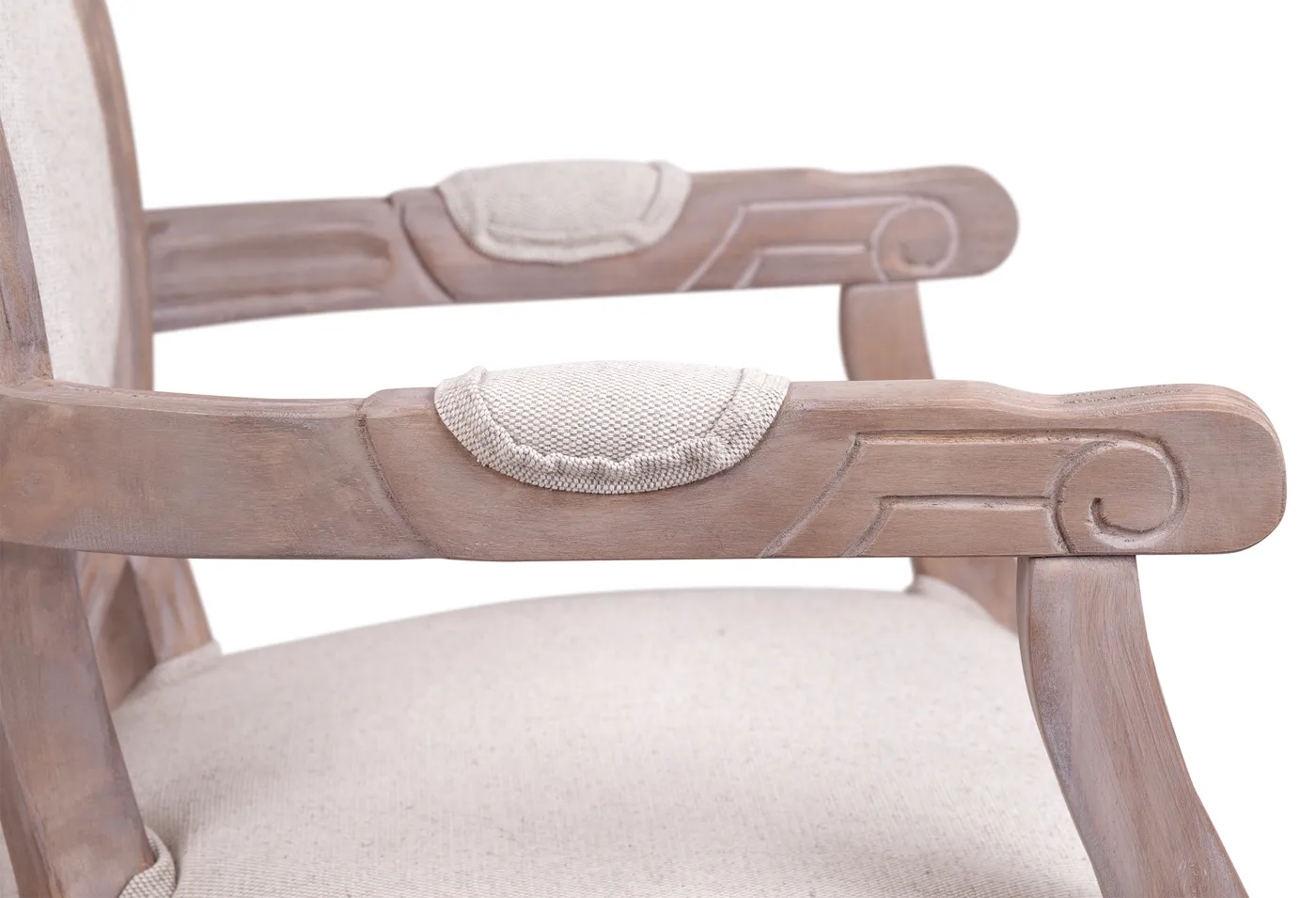 фото Мягкий стул с подлокотниками Volker Arm Beige V2 в интерьере в Екатеринбурге