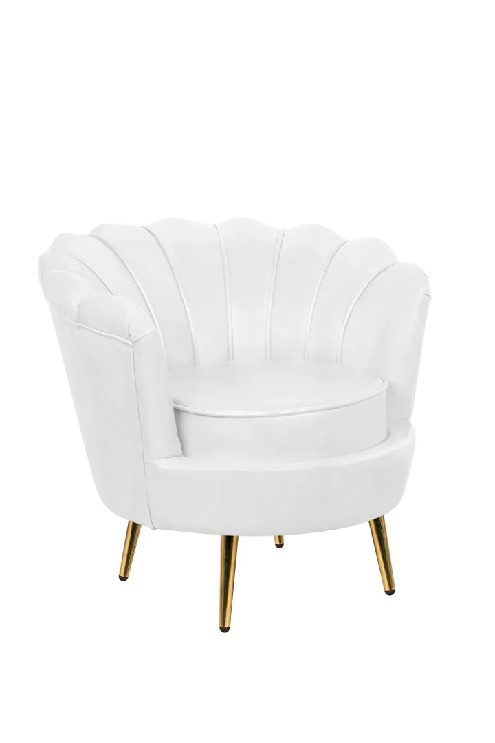 купить Низкое кресло ракушка Pearl White