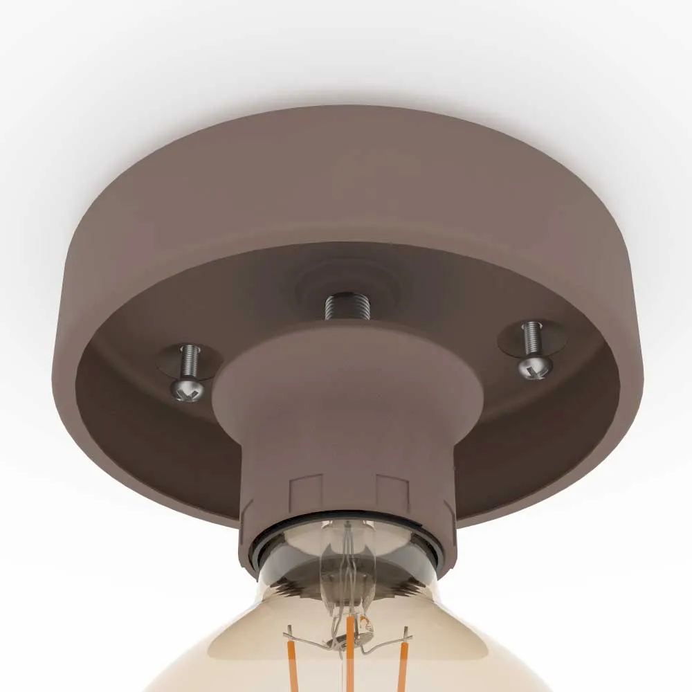 купить 900359 Потолочный светильник MOGANO, 1x60W, E27, H175, ?400, сталь, мокко