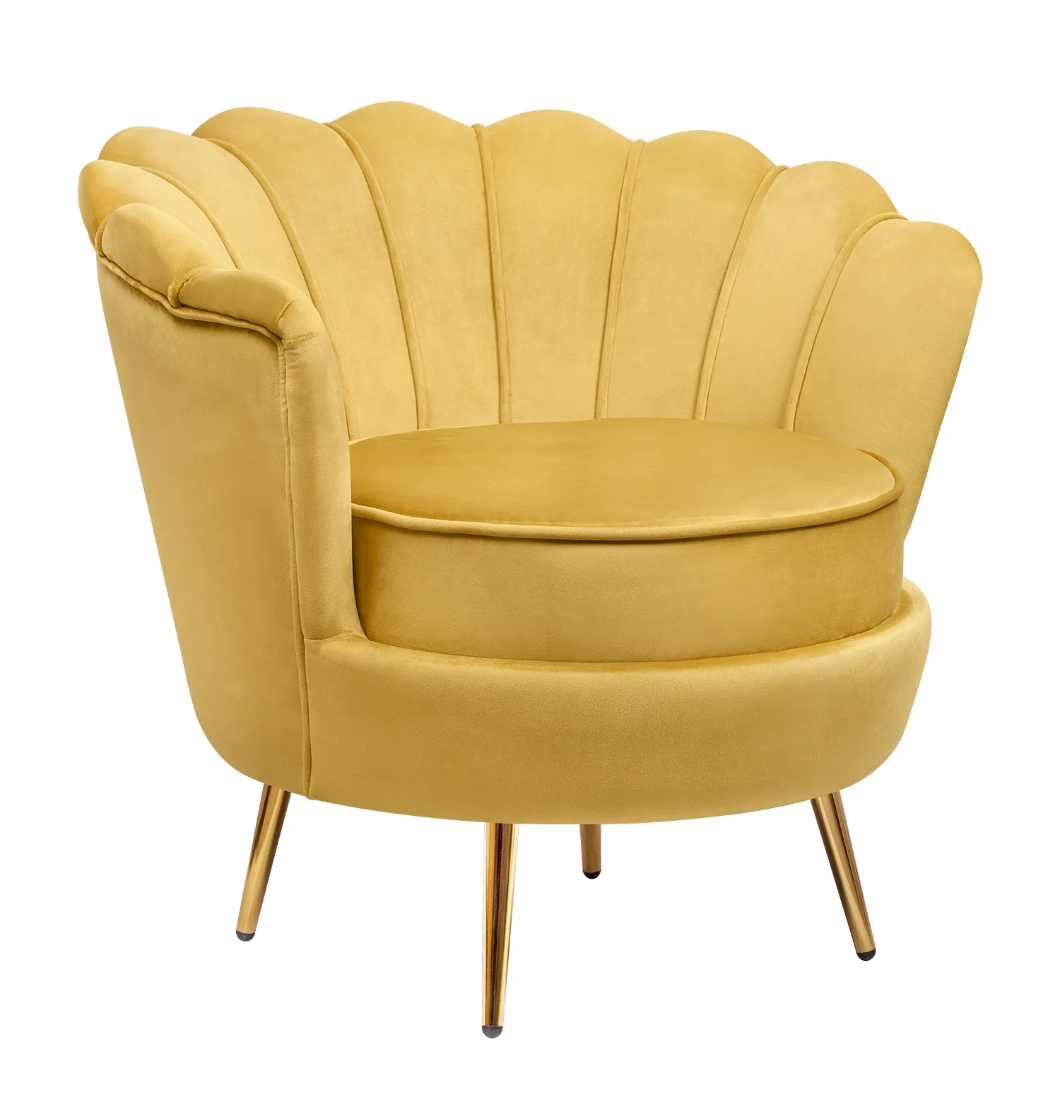 купить Низкое кресло ракушка Pearl Yellow в Екатеринбурге