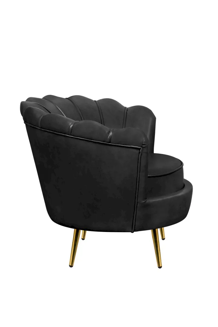 заказать Низкое кресло ракушка Pearl Black V2 в Москве заказать Низкое кресло ракушка Pearl Black V2