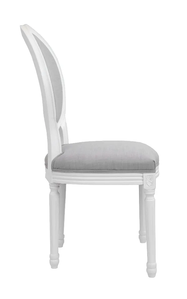 купить Дизайнерский обеденный стул Miro White and Grey в Москве купить Дизайнерский обеденный стул Miro White and Grey в Екатеринбурге