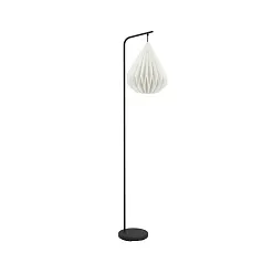 купить стильные 43895 Торшер с ножным выключателем MINTING, 1X40W (E27), H1585, сталь, черный / бумага, белый в интернет-магазине