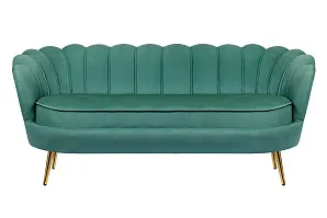 красивый Диван ракушка для гостиниц Pearl Triple Green V2 на заказ