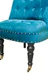 Низкое кресло Aviana Blue Velvet №4 в Екатеринбурге