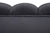 Дизайнерский диван Pearl Double Black на черных ножках №4