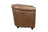 Кожаный диван лофт Karo Brown leather 2S №2