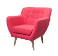 Низкое кресло Fuller Red №3 в Екатеринбурге