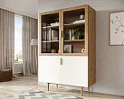 Буфет с двумя дверками "Лайн (Line)" LN11/GR1/beige №2