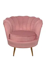 купить стильное Низкое кресло ракушка Pearl Pink V3