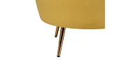 Кресло с пуфом ракушка Pearl Yellow №5 в Екатеринбурге