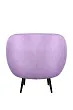 Мягкое кресло Benee Purple на черных ножках №3