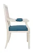 Мягкий стул с подлокотниками Wilton White №1 в Екатеринбурге