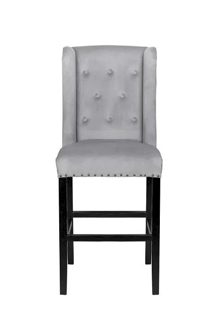 Дизайнерский барный стул Skipton Grey Velvet в Екатеринбурге Дизайнерский барный стул Skipton Grey Velvet