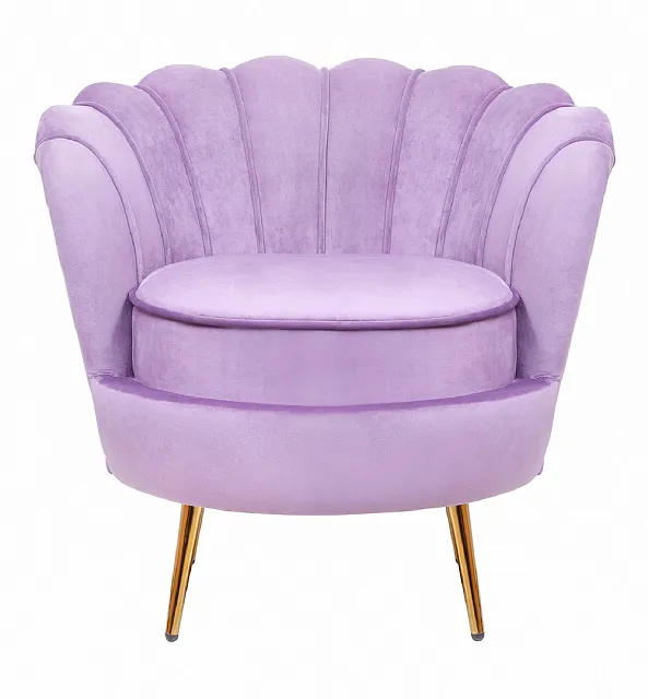Низкое кресло ракушка Pearl Purple в Екатеринбурге