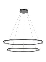 Люстра Orblaze 2 rings 1000 black на заказ в интернет-магазине