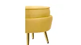 Кресло с пуфом ракушка Pearl Yellow №8 в Екатеринбурге