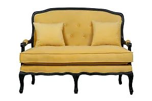 красивый Дизайнерский двухместный диван Yareli Yellow на заказ