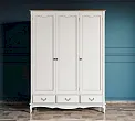 Шкаф "Леонтина (Leontina)" для одежды трехстворчатый с ящиками арт ST9327KR/3 №4