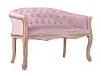 Двухместный дизайнерский диван Kandy Double Pink Velvet №1