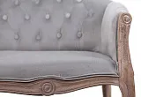 Двухместный дизайнерский диван Kandy Double Grey Velvet №5