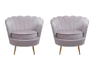 красивое Комплект кресел ракушка Pearl Grey в интернет-магазине