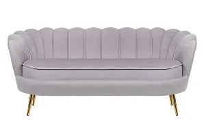 стильный Дизайнерский диван для гостиниц Pearl Triple Grey