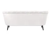 Диван ракушка Pearl Triple Beige на черных ножках №3