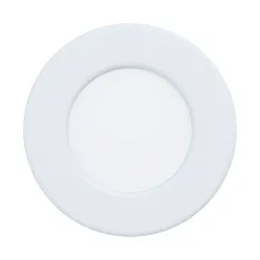 заказать 99131 Светодиодный встраиваемый светильник FUEVA 5, 2,7W (LED), ?86, ET26, 330lm, 3000K, сталь, белый/пла