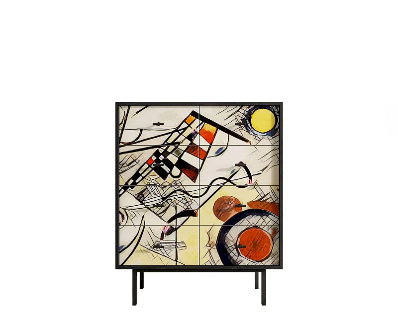 Комод на восемь ящиков "Эмерсон (Emerson)" by Kandinsky арт EM20/Print_01