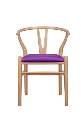 купить Стул ретро Wishbone Purple V2