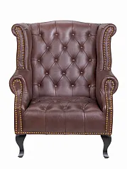 заказать стильное Каминное кожаное кресло Royal Brown