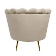 Низкое кресло ракушка Pearl Taupe №3 в Екатеринбурге