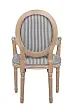 Мягкий стул с подлокотниками Volker Arm Black Pinstripe №3 в Екатеринбурге