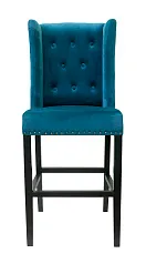 купить Дизайнерский барный стул Skipton Blue Velvet