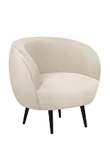 купить Мягкое кресло Benee Beige на черных ножках