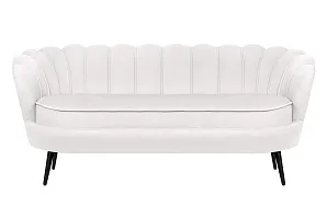 красивый Диван ракушка Pearl Triple Beige на черных ножках в интернет-магазине