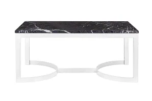 заказать Журнальный столик прямоугольный Aron Marble-W
