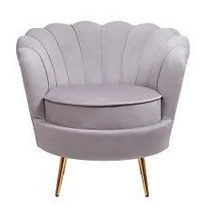 Низкое кресло ракушка Pearl Grey на заказ в интернет-магазине