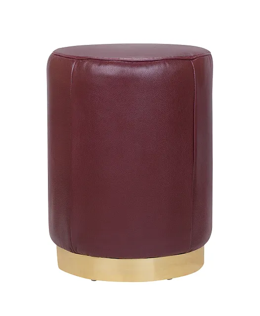 Дизайнерский пуф Topper Brown Leather в Екатеринбурге Дизайнерский пуф Topper Brown Leather