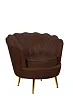 Низкое кресло ракушка Pearl Brown V2 №1 в Екатеринбурге