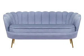купить стильный Трехместный диван ракушка для гостиниц Pearl Triple Blue