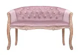 Двухместный дизайнерский диван Kandy Double Pink Velvet №0