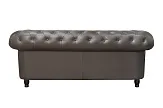 Диван из коричневой кожи Chesterfield Brown Leather 2S №3 в Екатеринбурге