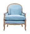 Мягкое полукресло с подлокотниками Aldo Light Blue №0 в Екатеринбурге